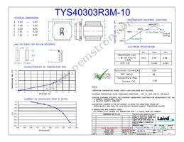 TYS40303R3M-10 Cover