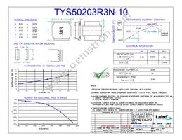 TYS50203R3N-10 Datasheet Cover