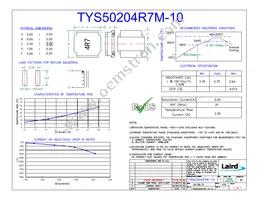 TYS50204R7M-10 Cover