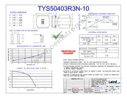 TYS50403R3N-10 Cover