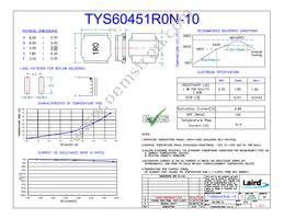TYS60451R0N-10 Cover