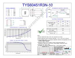 TYS60451R3N-10 Datasheet Cover