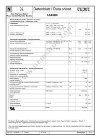 TZ430N20KOFHPSA1 Datasheet Page 2