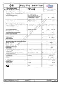 TZ600N14KOFHPSA1 Datasheet Page 3