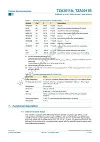 TZA3011BVH/C2 Datasheet Page 8