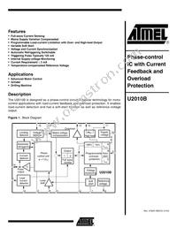 U2010B-MFPG3 Datasheet Cover