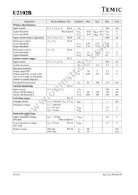 U2102B-MFPG3 Datasheet Page 10