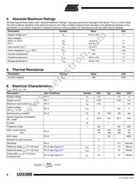 U2538B-MFPG3Y Datasheet Page 6