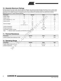 U2860B-MFPY Datasheet Page 4