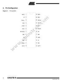 U4037B-NFLY Datasheet Page 2