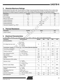 U4037B-NFLY Datasheet Page 5
