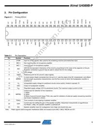 U4089B-PFNY Datasheet Page 3