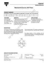 U441-E3 Datasheet Cover