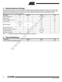 U4468B-MG19 Datasheet Page 4