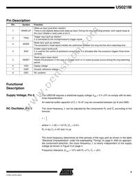 U5021M-NFP Datasheet Page 3