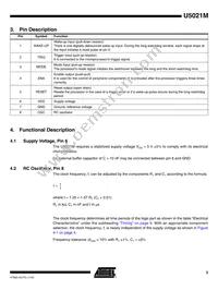 U5021M-NFPY Datasheet Page 3