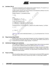 U6046B-MY Datasheet Page 4