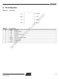 U6083B-MY Datasheet Page 3