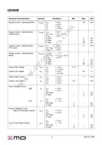 U6264BDK07LLG1 Datasheet Page 4