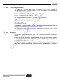 U643B-MY Datasheet Page 5