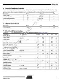 U6805B-MFPG3Y Datasheet Page 5