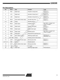 U6809B-MFL Datasheet Page 3
