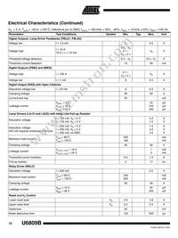 U6809B-MFL Datasheet Page 10
