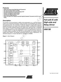 U6813B-MFPG3 Datasheet Cover