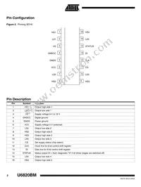 U6820BM-MFPG3Y Datasheet Page 2