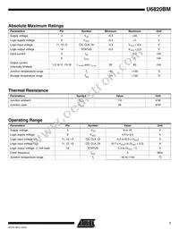 U6820BM-MFPG3Y Datasheet Page 7