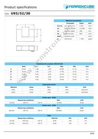 U93/52/30-3C94 Datasheet Cover