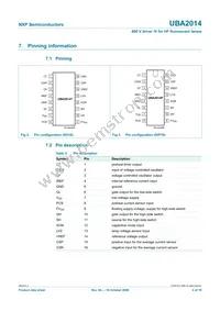 UBA2014P/N1 Datasheet Page 4