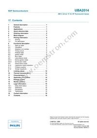 UBA2014P/N1 Datasheet Page 19