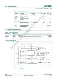 UBA2021P/N2 Datasheet Page 2