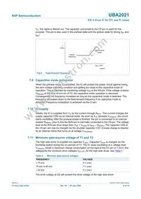 UBA2021P/N2 Datasheet Page 6