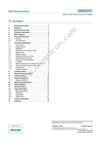 UBA2021P/N2 Datasheet Page 16