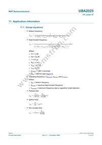UBA2025T/N1 Datasheet Page 11
