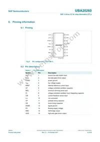 UBA20260T/1 Datasheet Page 4