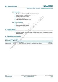 UBA20270T/1 Datasheet Page 2