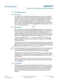UBA20270T/1 Datasheet Page 6