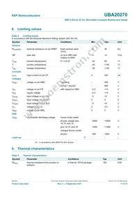 UBA20270T/1 Datasheet Page 17