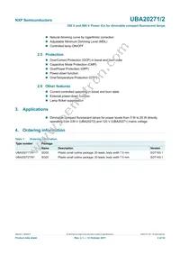 UBA20272T/1 Datasheet Page 2