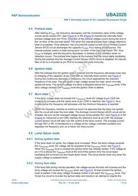 UBA2028T/N1 Datasheet Page 7