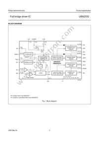 UBA2032TS/N2 Datasheet Page 3