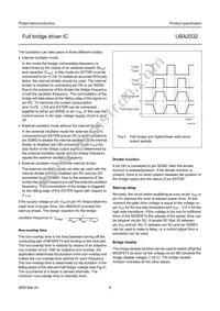 UBA2032TS/N2 Datasheet Page 6