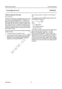 UBA2032TS/N2 Datasheet Page 15