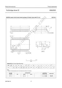 UBA2032TS/N2 Datasheet Page 17