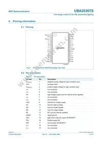UBA2036TS/N1 Datasheet Page 3