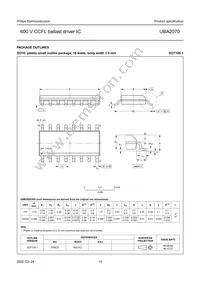 UBA2070P/N1 Datasheet Page 14