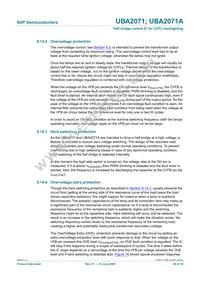 UBA2071TS/N1 Datasheet Page 20